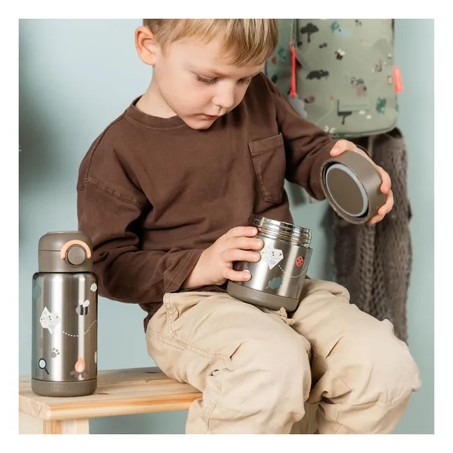 Trails insulated lunch box | Brown