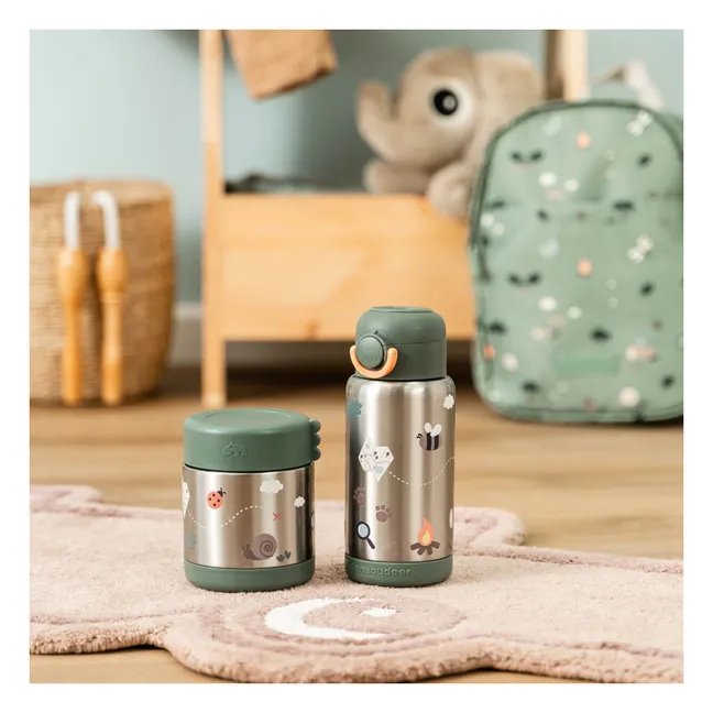 Gourde isotherme Trails | Vert foncé