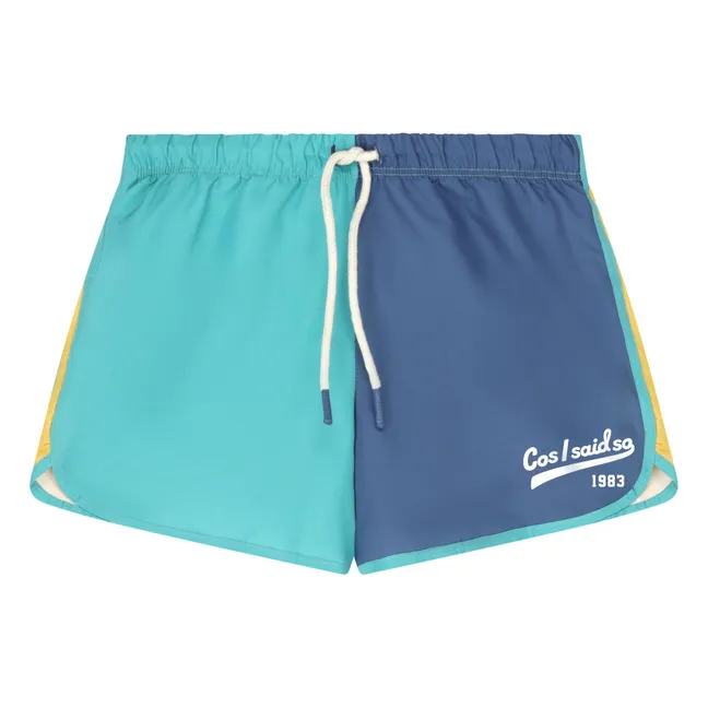 Short de Bain Colorblock | Bleu