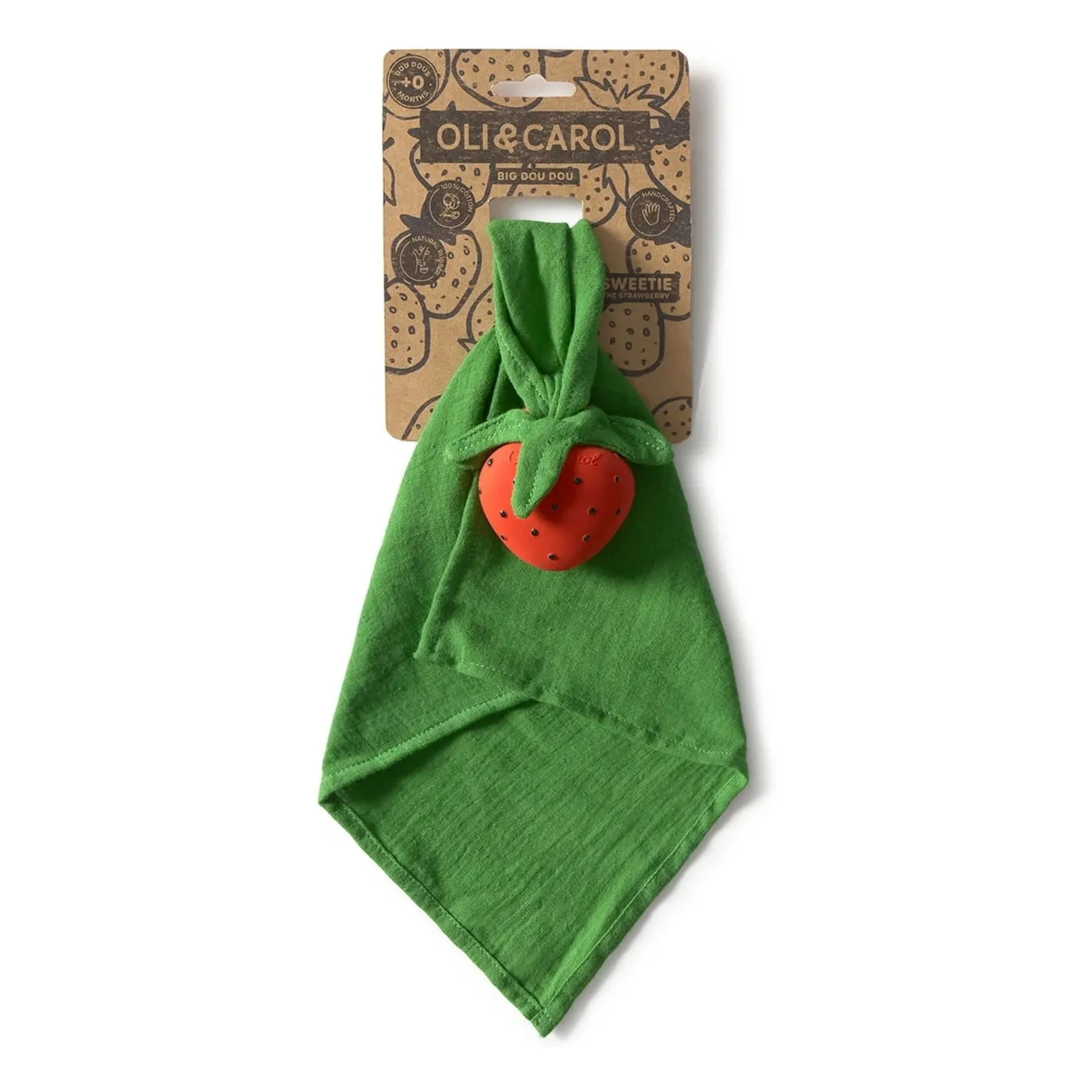 Sweetie the Strawberry diaper comforter | Red- Product image n°6