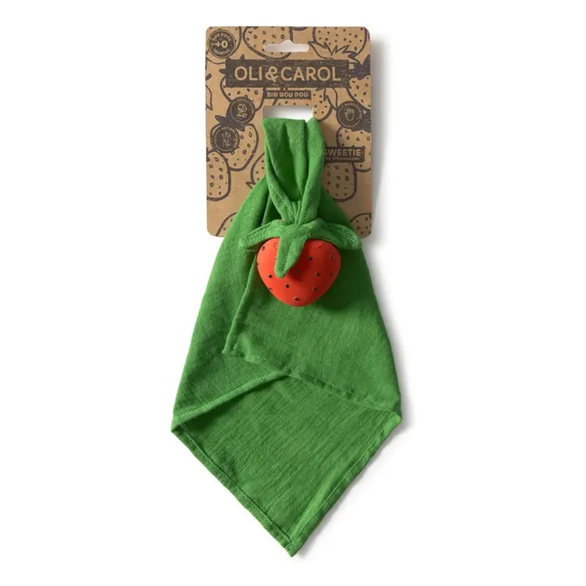 Doudou lange Sweetie la Fraise | Rouge