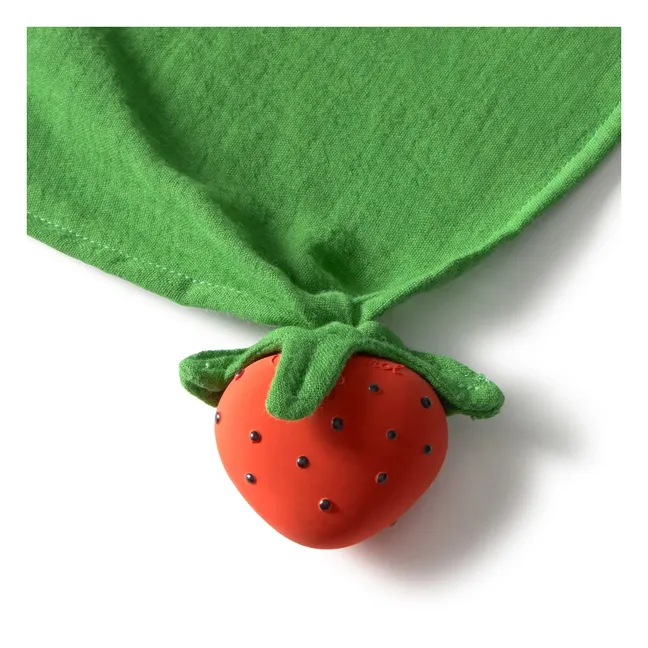 Sweetie the Strawberry diaper comforter | Red