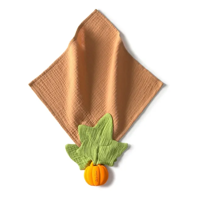 Pipa der Kürbis Schmusetuch wickelt | Orange