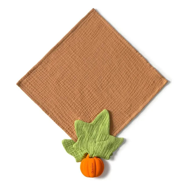 Pipa the Pumpkin diaper comforter | Orange