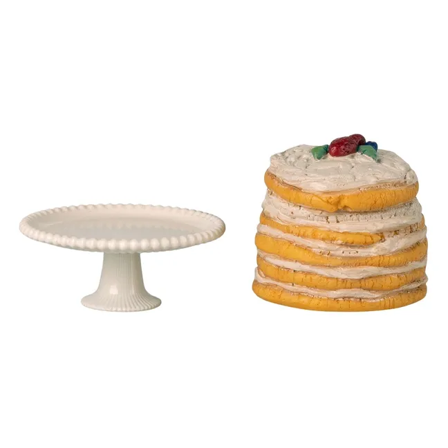 Gâteau de fête et son présentoir