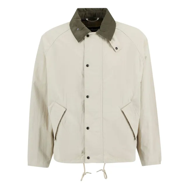 Chaqueta casual de nylon para transporte | Beige