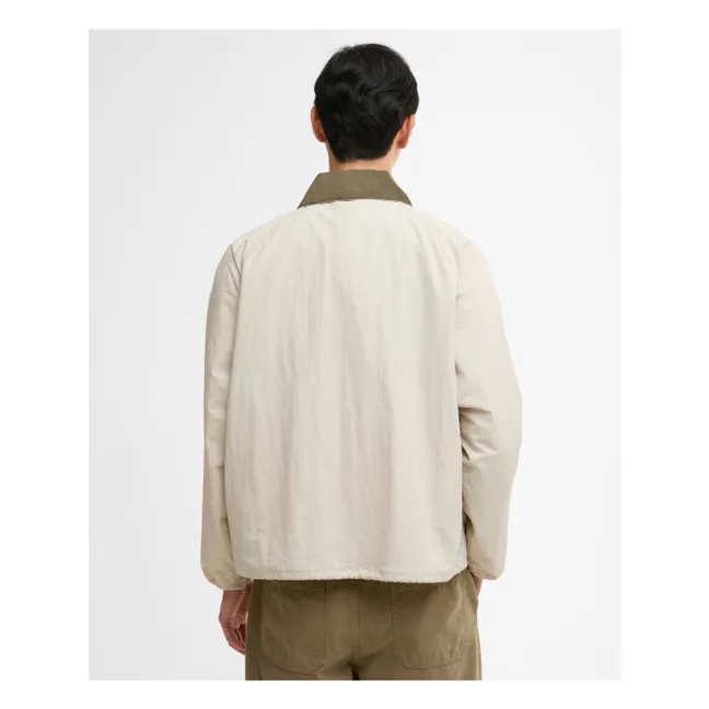 Chaqueta casual de nylon para transporte | Beige