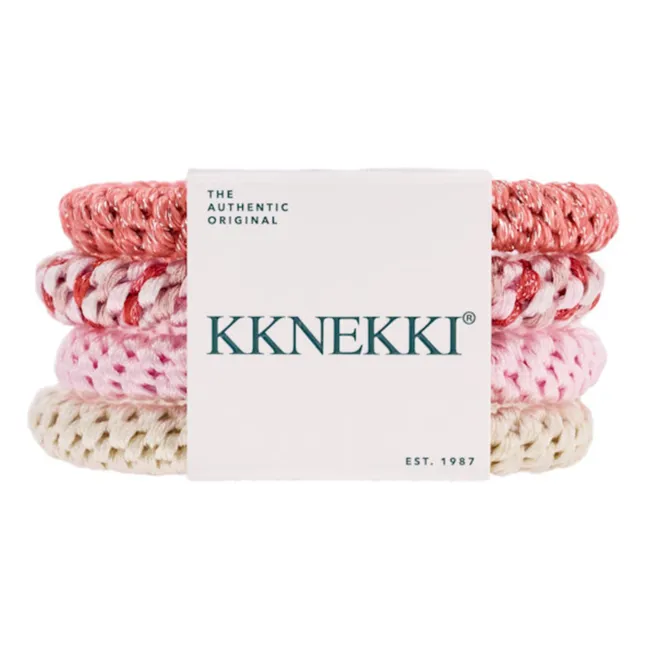 Set of 4 Kknekki 62 scrunchies | Pink