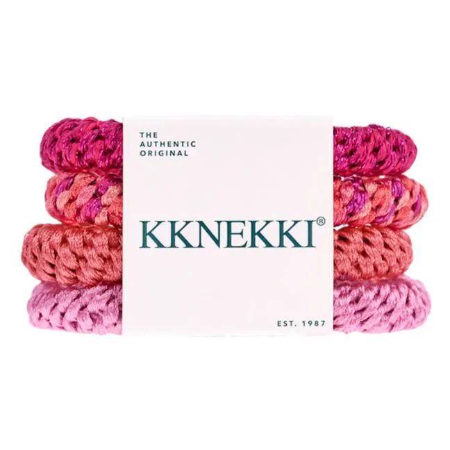 Juego de 4 coleteros Kknekki 44 | Rosa