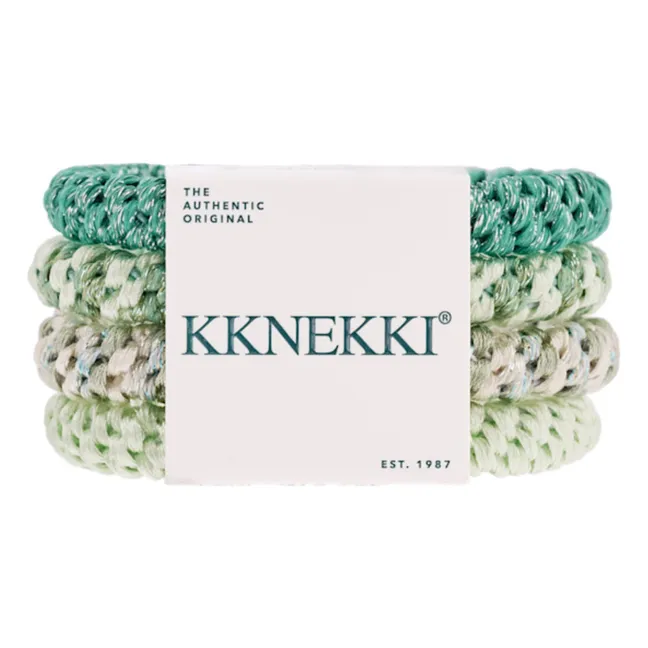 Lot de 4 Chouchous Kknekki 65 | Vert amande