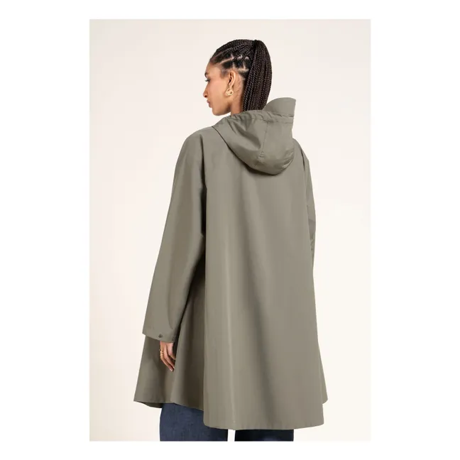 Gabriel waterproof cape | Khaki