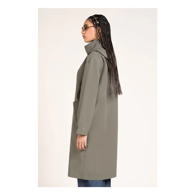 Solférino waterproof jacket | Khaki