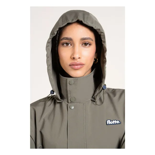 Solférino waterproof jacket | Khaki
