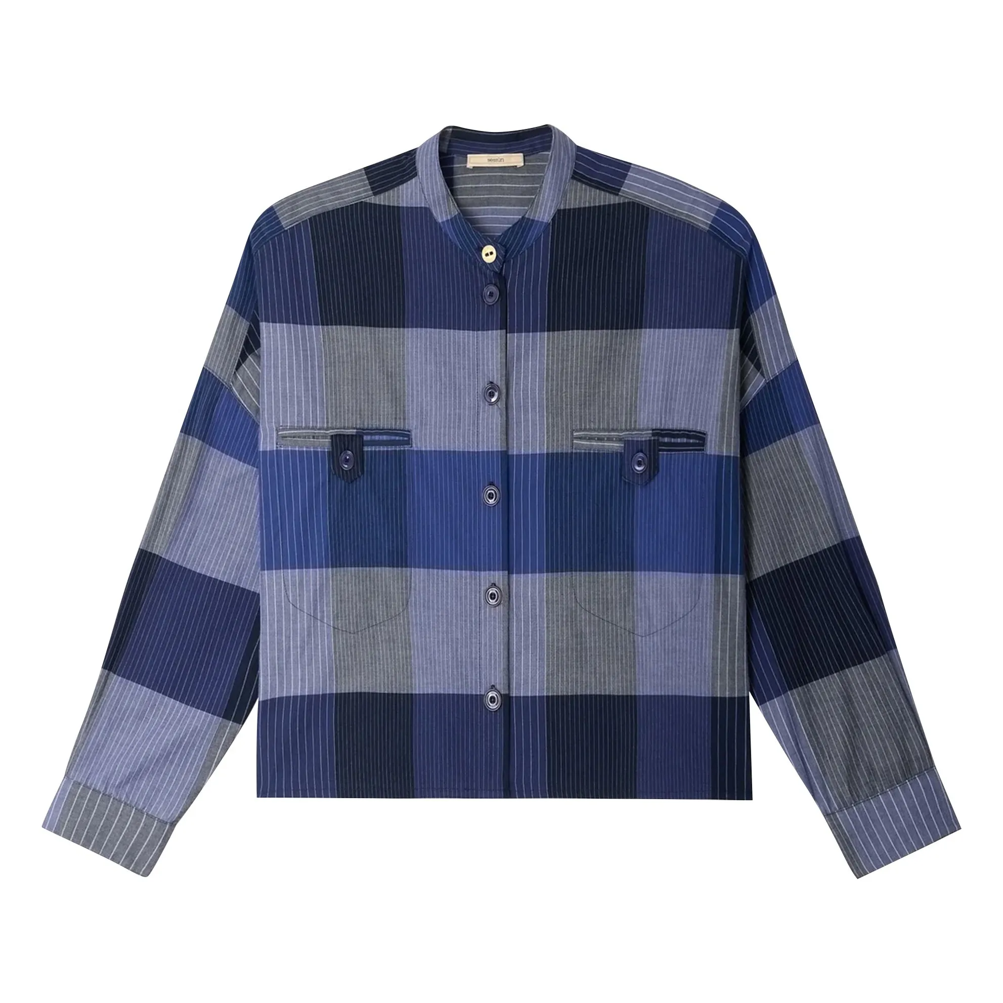 Chemise Coton Orregia | Bleu- Image produit n°0