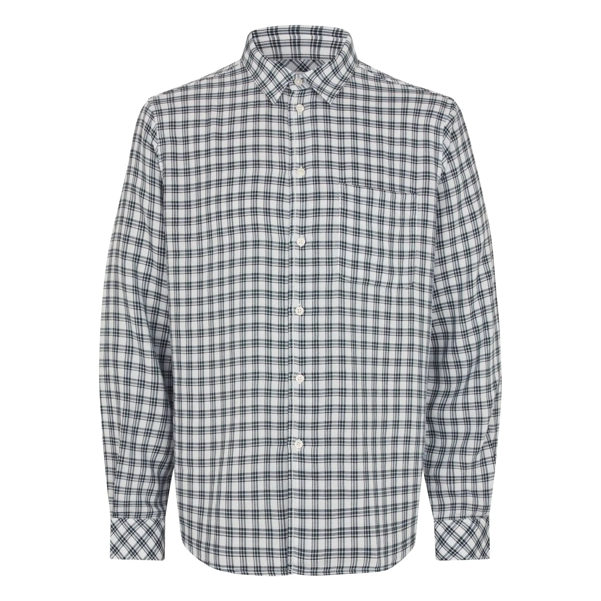 Samsoe Samsoe Light Blue Saryan J Checkered Shirt