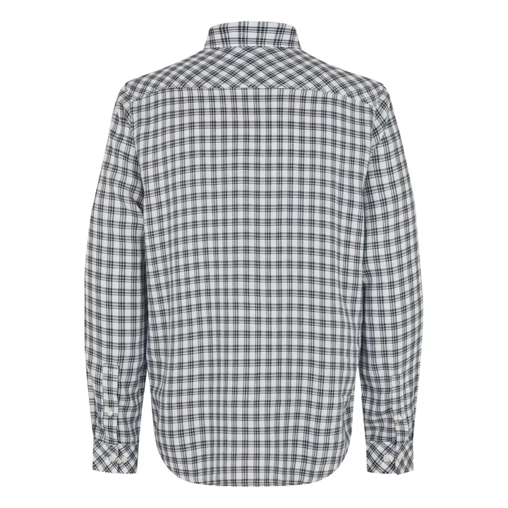 Saryan J Checkered Shirt | Light Blue- Product image n°3