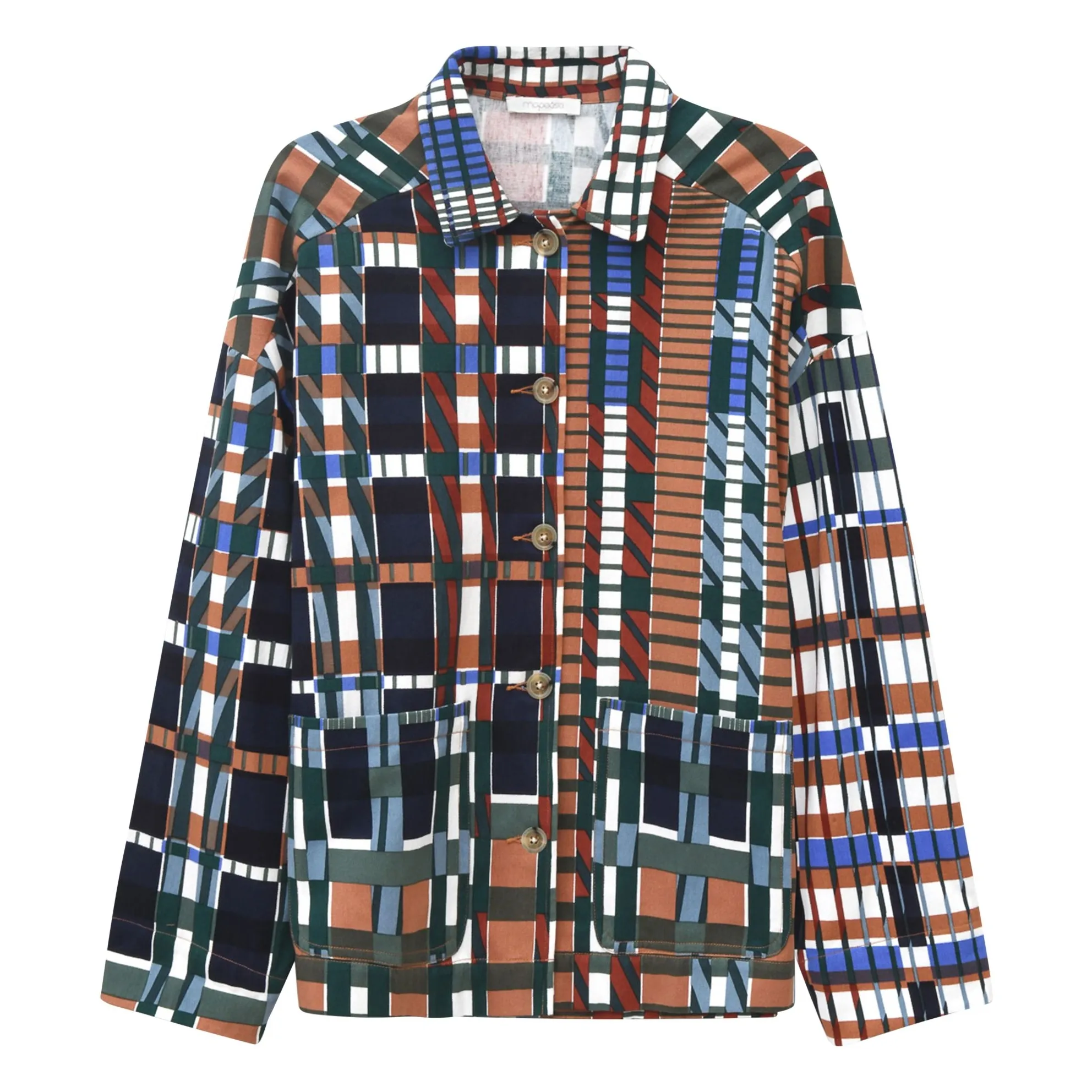 Veste Mina Utopie Coton | Bleu- Image produit n°0