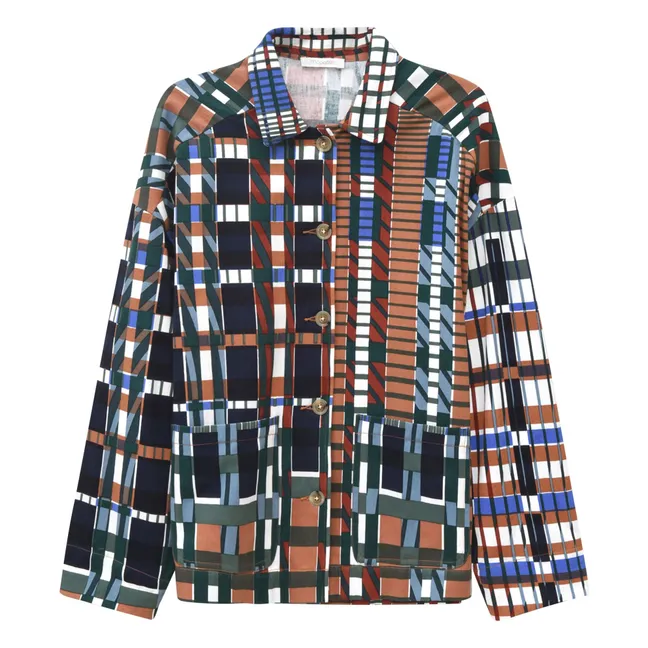 Chaqueta de algodón Mina Utopie | Azul
