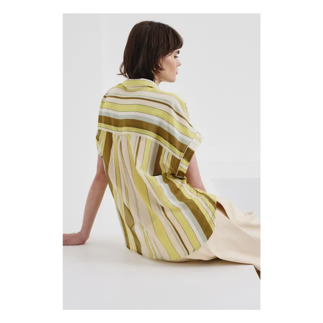 Popeline-Hemd | Anisgrün