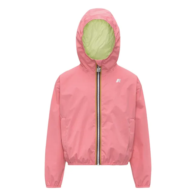 Windjacke Wasserdicht Reversibel Laurette Plus.2 | Rosa