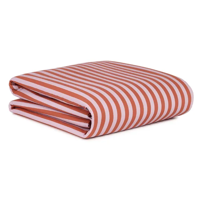 Housse de couette Sheldon Stripes | Mauve