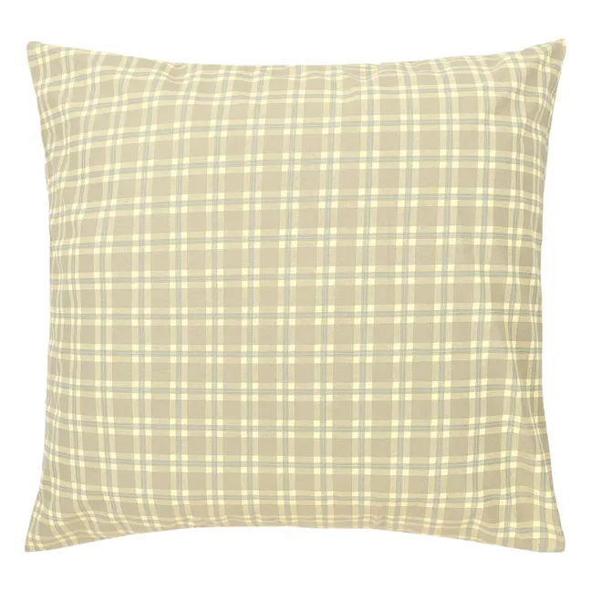 Taie d'oreiller Sheldon Squares | Vert