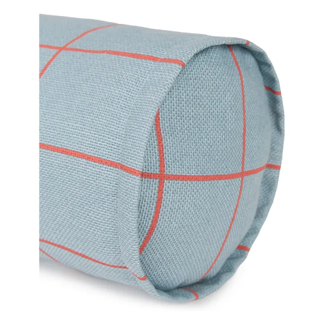 Vibes bolster cushion | Blue