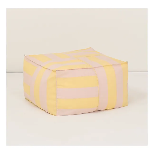Pouf ottoman outdoor Otto | Jaune