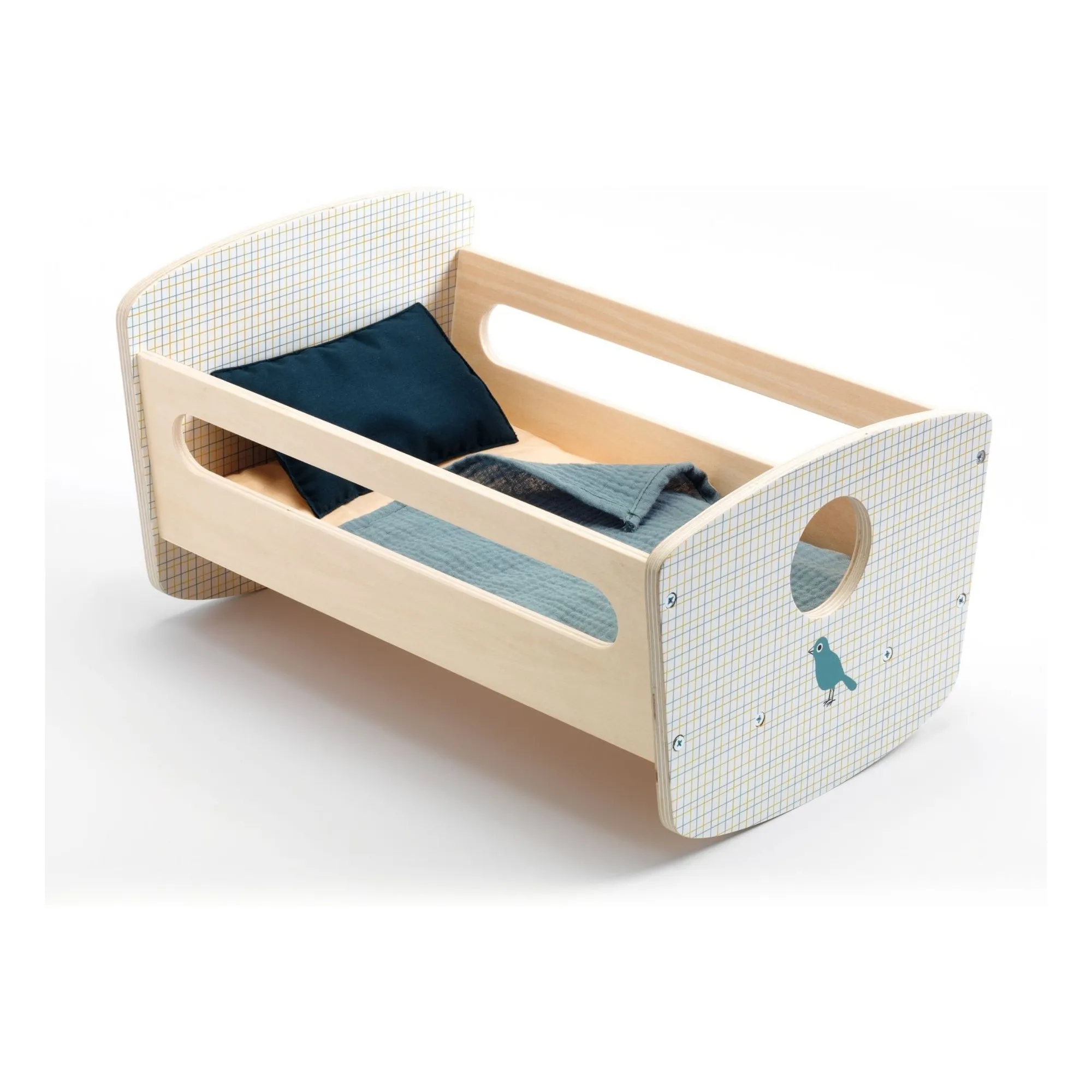 Djeco Multicoloured Pomea - Rocking Bed