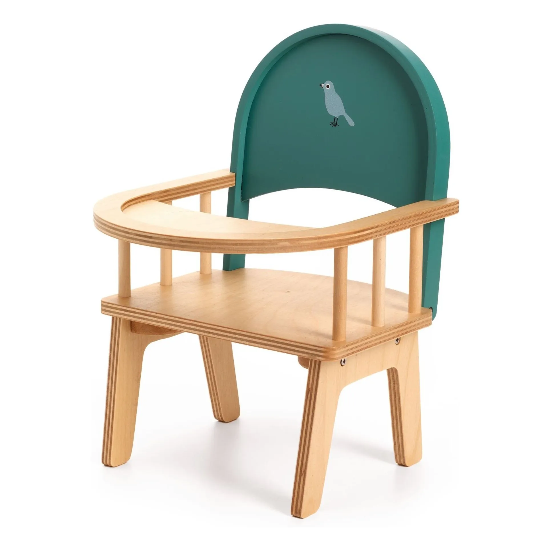 Djeco Multicoloured Pomea - High Chair