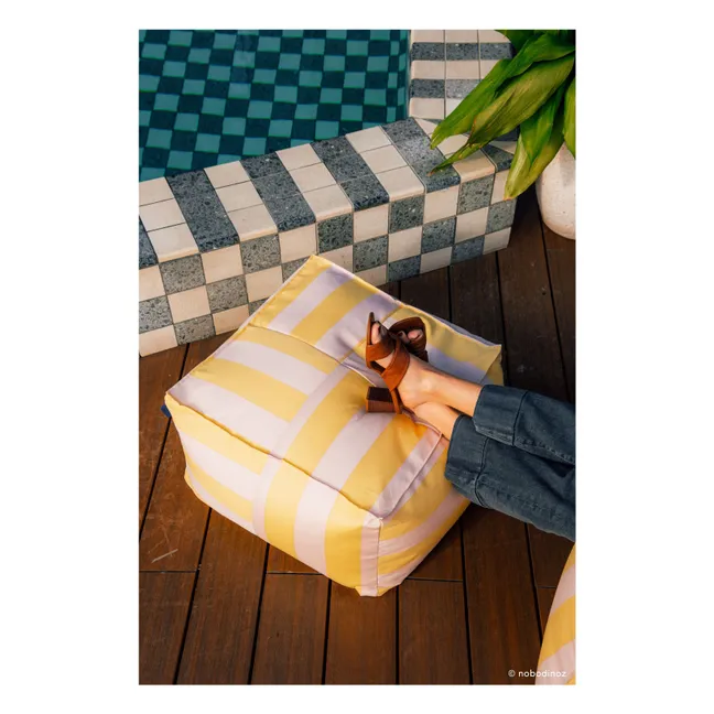 Pouf ottoman outdoor Otto | Jaune