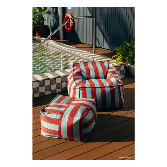 Sillón puf de exterior Lenny | Caramelo