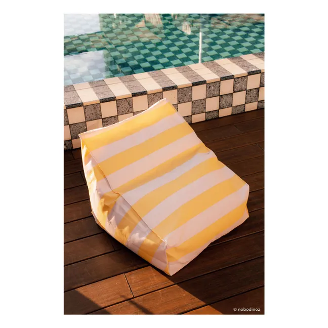 Fauteuil pouf outdoor Vibes | Jaune