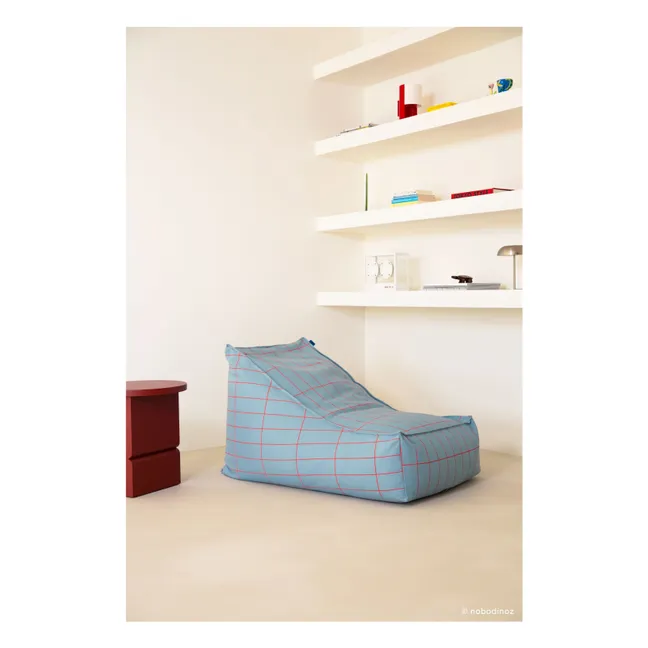 Vibes long pouffe | Blue