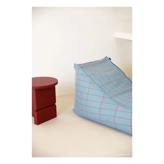 Vibes long pouffe | Blue