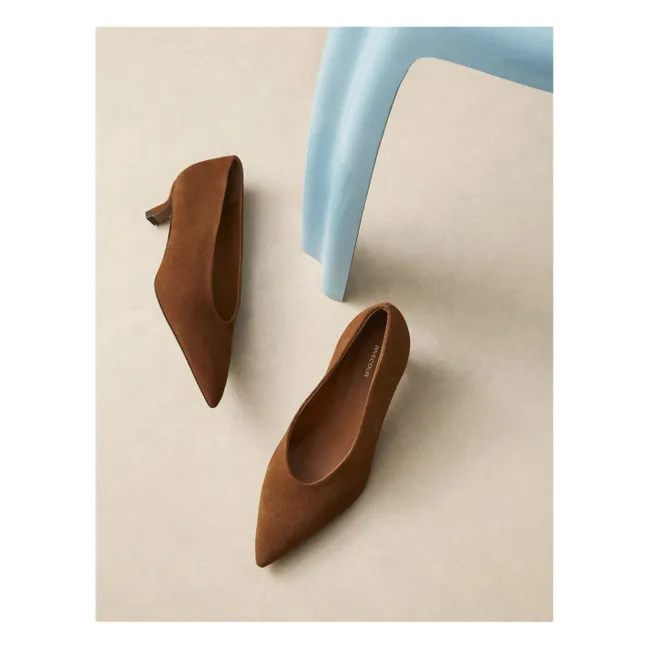 Court shoes n°413 Sweden | Cognac