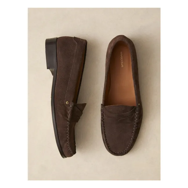 Mocasines n°182 Suecia | Chocolate