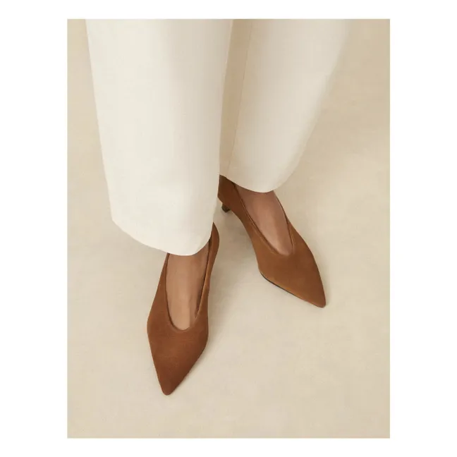 Zapatos de tacón n°413 Suecia | Coñac