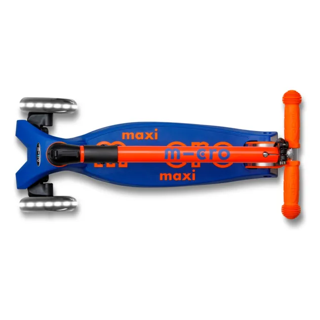 Zusammenklappbarer Maxi-Scooter Neon LED | Orange
