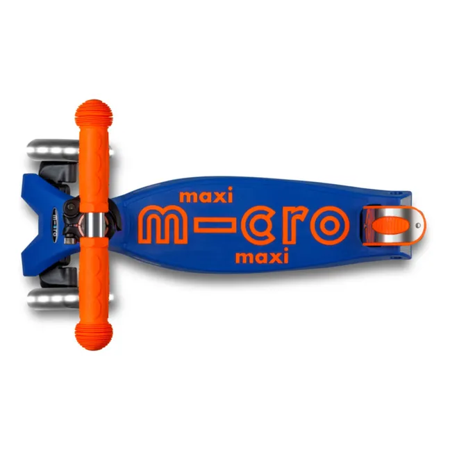 Zusammenklappbarer Maxi-Scooter Neon LED | Orange