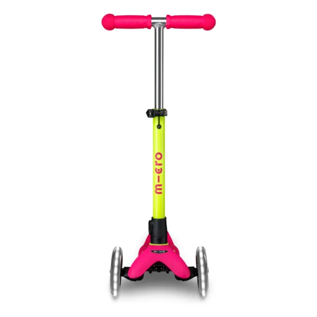 Trottinette Mini Néon LED | Jaune