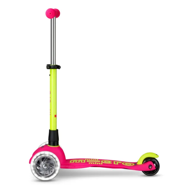 Trottinette Mini Néon LED | Jaune