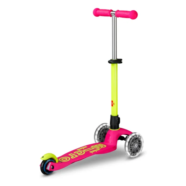 Trottinette Mini Néon LED | Jaune