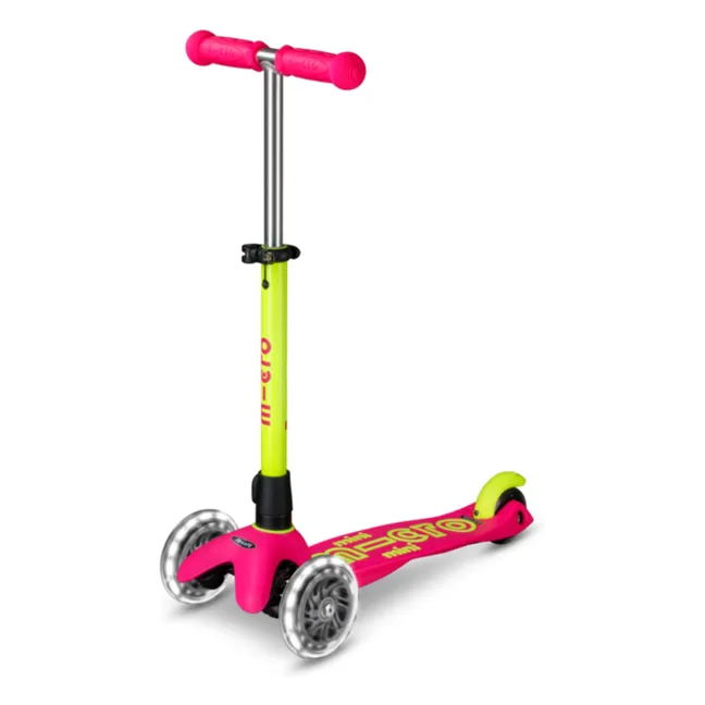Trottinette Mini Néon LED | Jaune