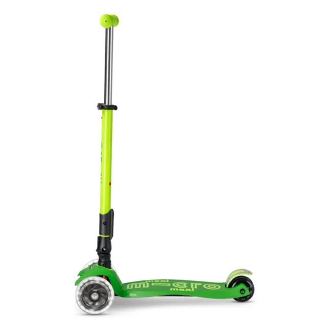 Zusammenklappbarer Maxi-Scooter Neon LED | Grün