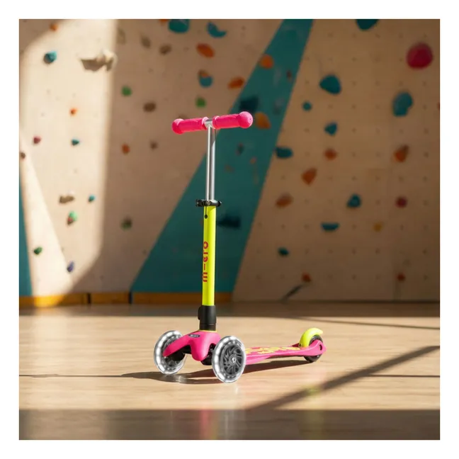 Trottinette Mini Néon LED | Jaune