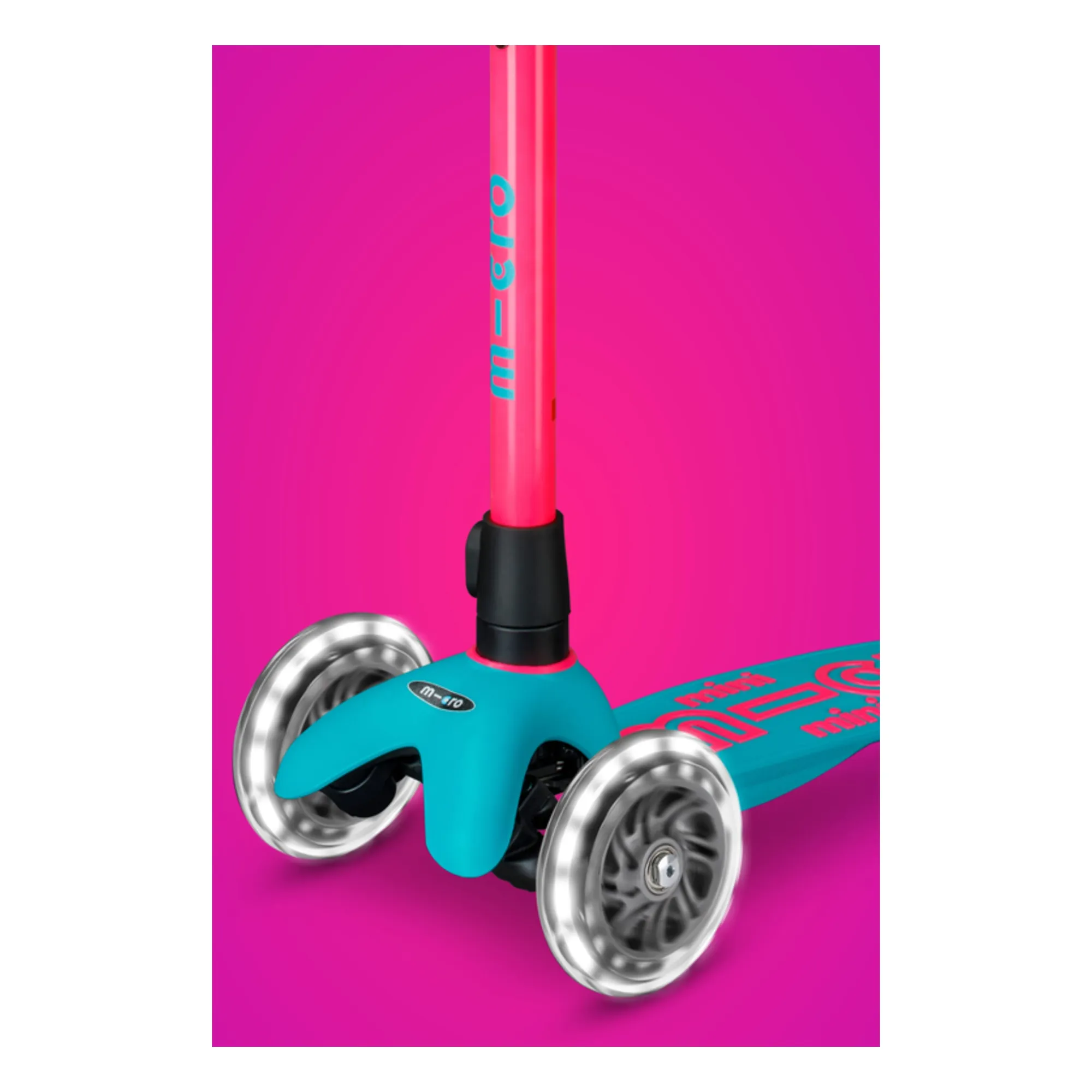 Trottinette Mini Néon LED | Rose- Image produit n°6