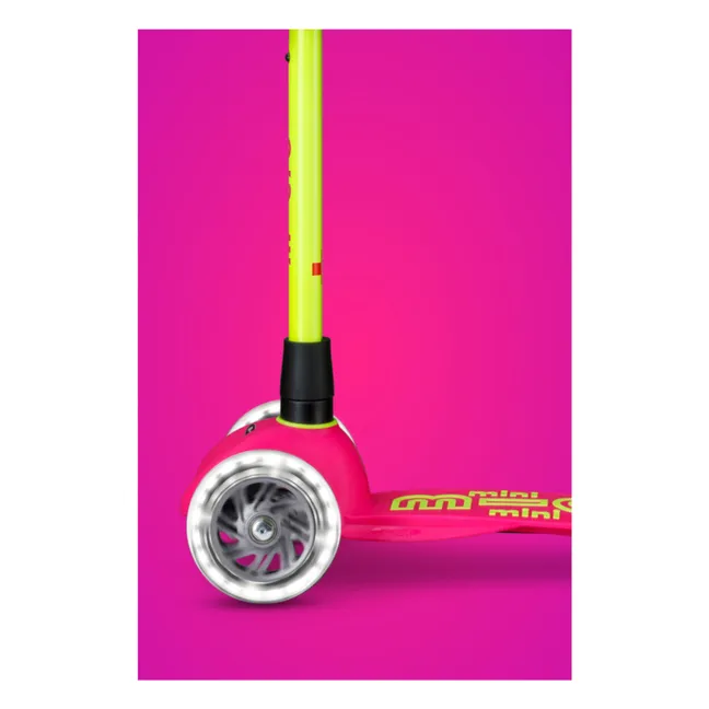 Trottinette Mini Néon LED | Jaune