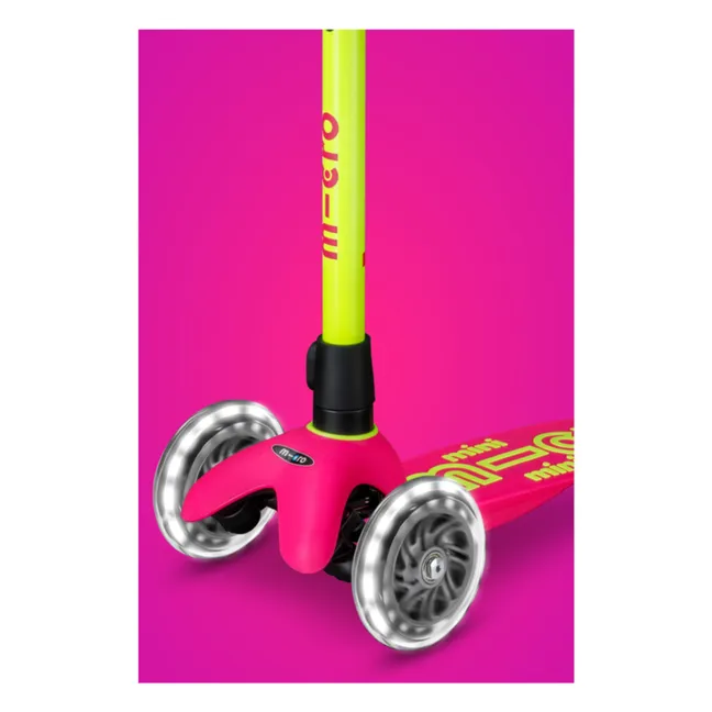Trottinette Mini Néon LED | Jaune