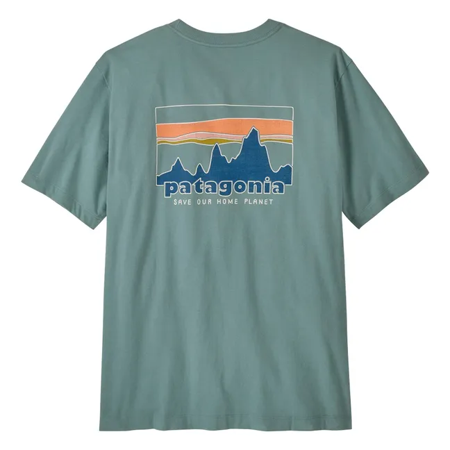 Camiseta 73 Skyline | Azul verde